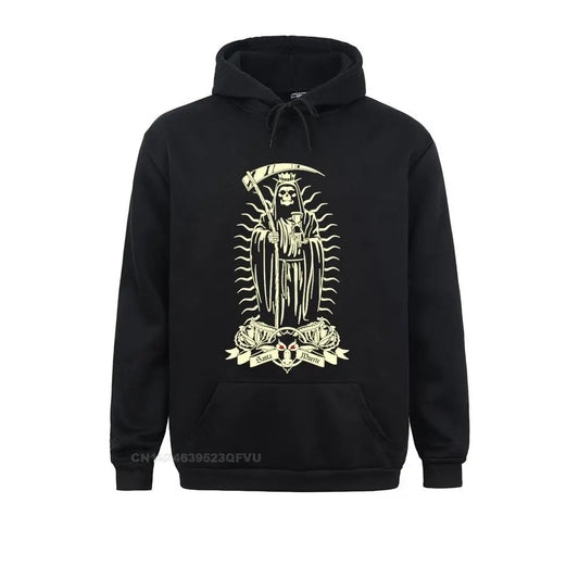 Santa Muerte Unisex - Gothic Graphic Hoodie