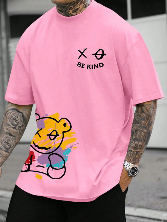 100% pure cotton BE KIND print T-shirt